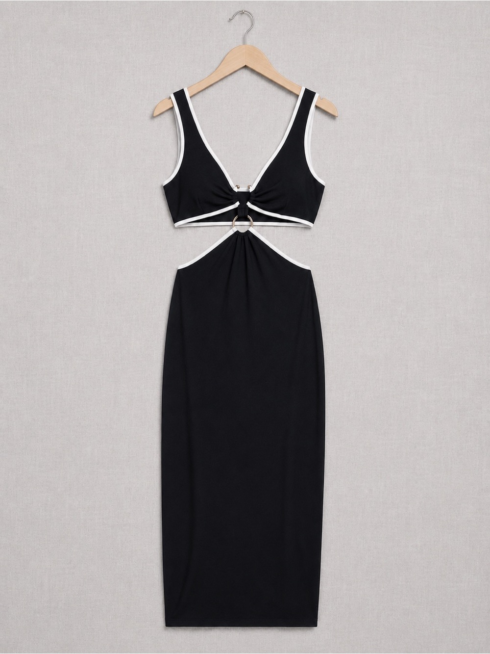 Revolve Seafolly Beach Bound Midi Dress in Black